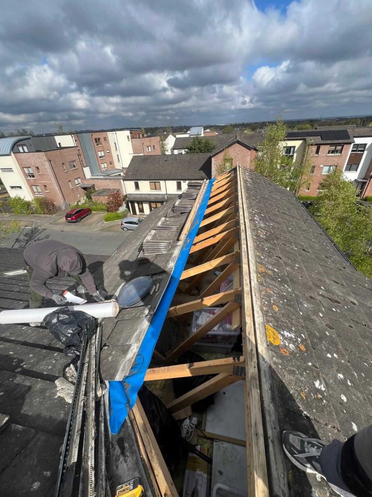 roofing repair work in dublin
