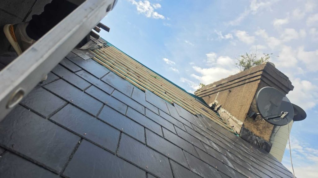 slate roof installation